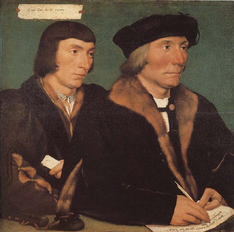 Hans Holbein Thomas and his son s portrait of John china oil painting image